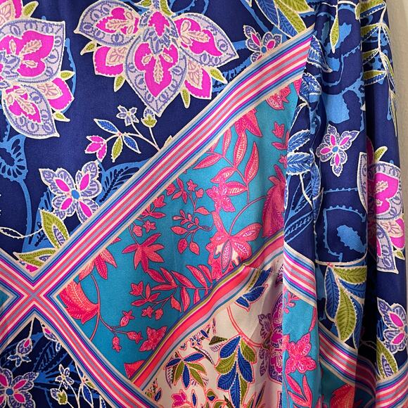 Alice & Trixie by Angela George Long-Sleeved Silk Dress - M - Picture 7 of 10